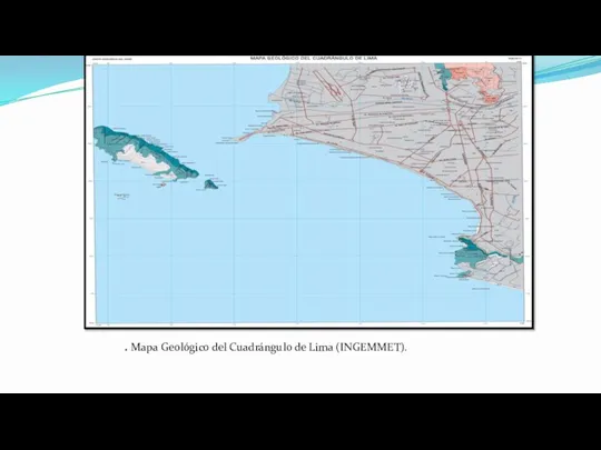 . Mapa Geológico del Cuadrángulo de Lima (INGEMMET).