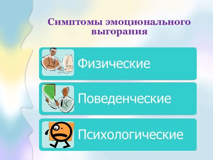 Симптомы эмоционального выгорания