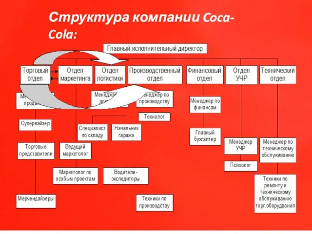 Структура компании Coca- Cola: