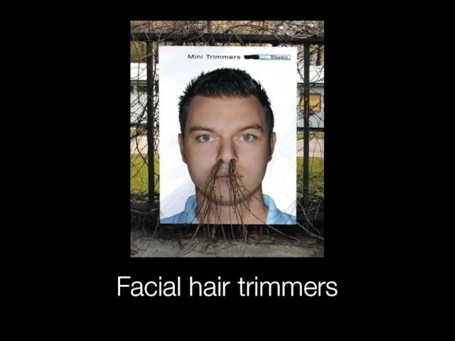 Facial hair trimmers
