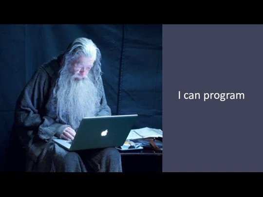 I can program