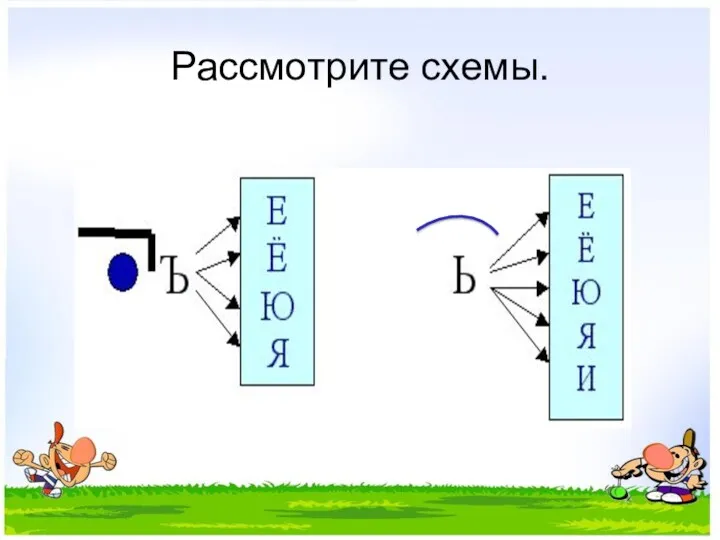 Рассмотрите схемы.