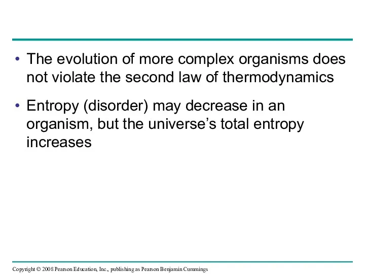 The evolution of more complex organisms does not violate the