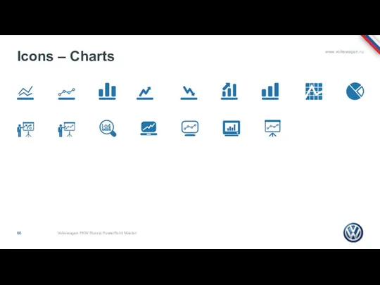 Icons – Charts Volkswagen PKW Russia PowerPoint Master