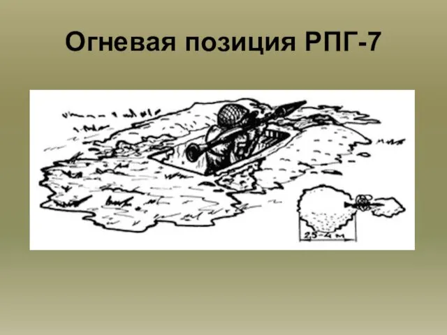 Огневая позиция РПГ-7