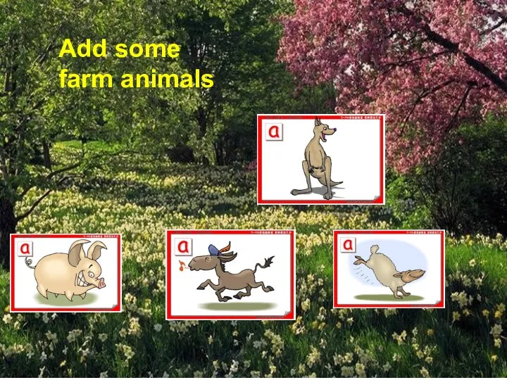 Add some farm animals