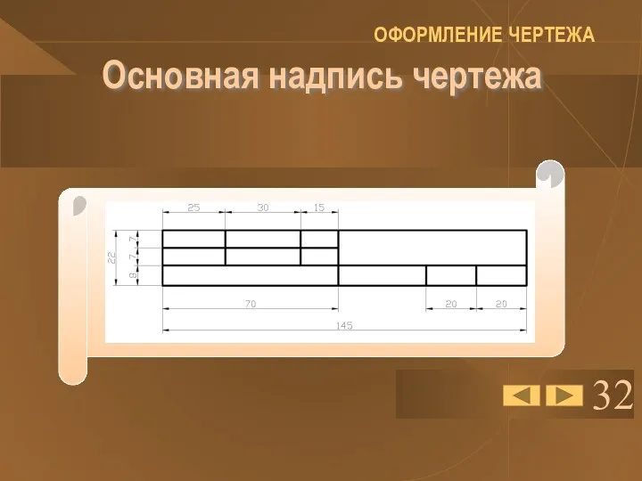 32 Основная надпись чертежа ОФОРМЛЕНИЕ ЧЕРТЕЖА