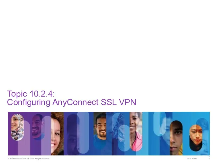 Topic 10.2.4: Configuring AnyConnect SSL VPN