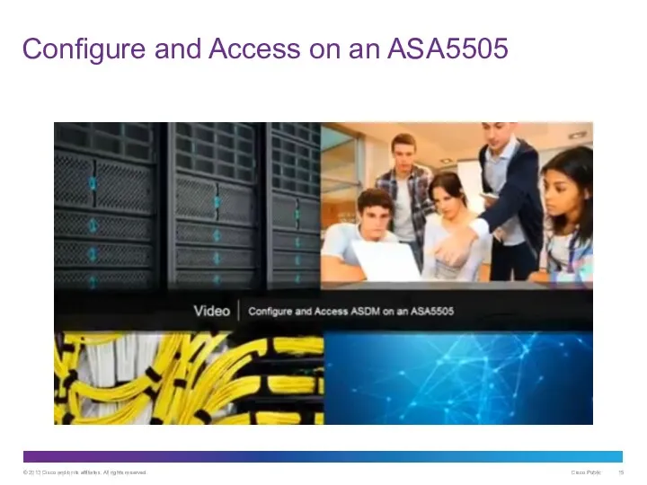 Configure and Access on an ASA5505