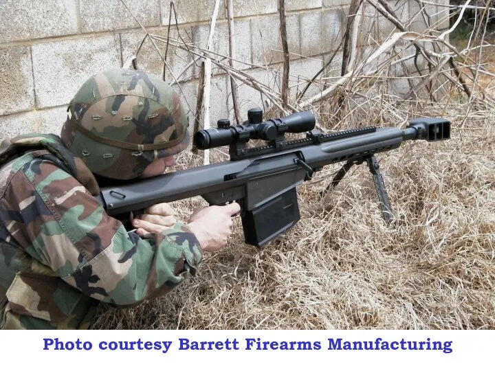 May 2003 Photo courtesy Barrett Firearms Manufacturing