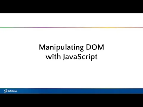 Manipulating DOM with JavaScript