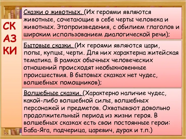 Сказки о животных. (Их героями являются животные, сочетающие в себе