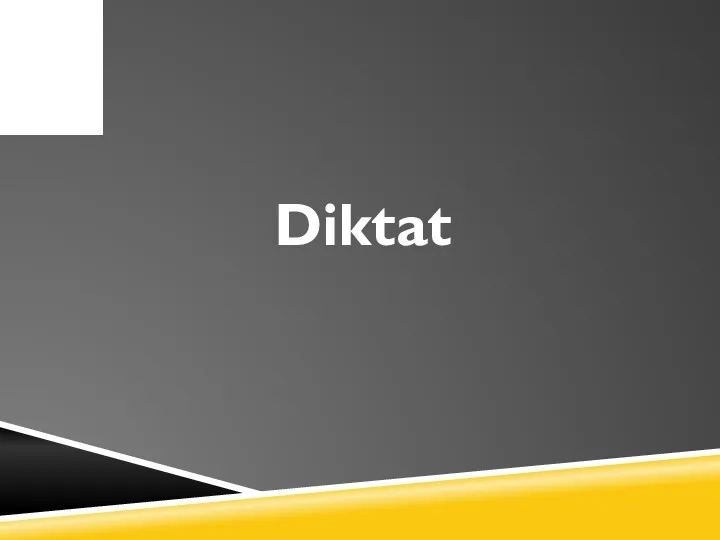 Diktat