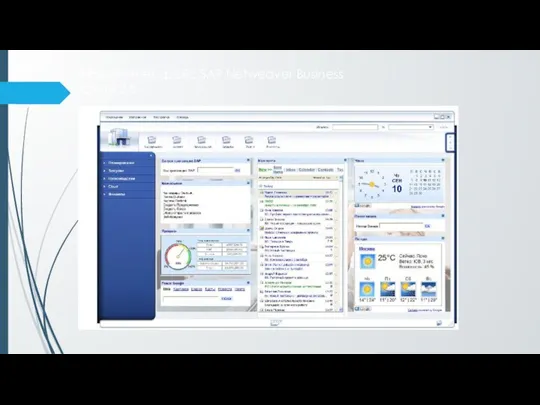 Новый интерфейс SAP Netweaver Business Client 3.0