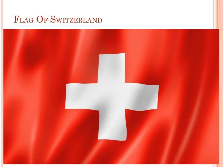 Flag Of Switzerland