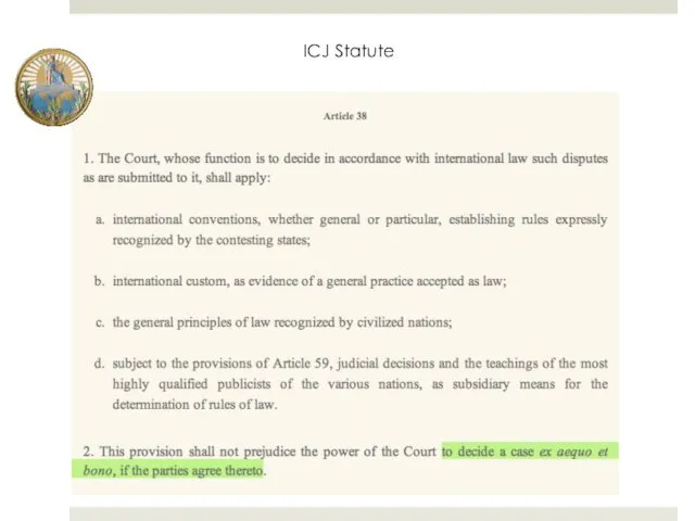 ICJ Statute