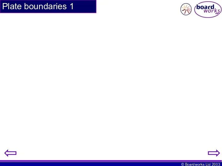 Plate boundaries 1