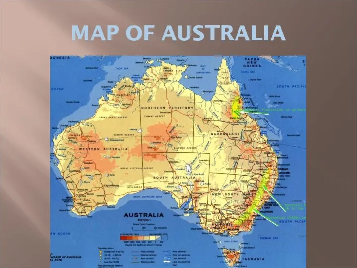 MAP OF AUSTRALIA