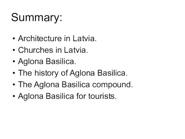 Summary: Architecture in Latvia. Churches in Latvia. Aglona Basilica. The