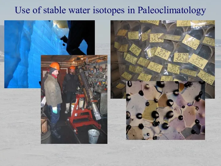 Use of stable water isotopes in Paleoclimatology