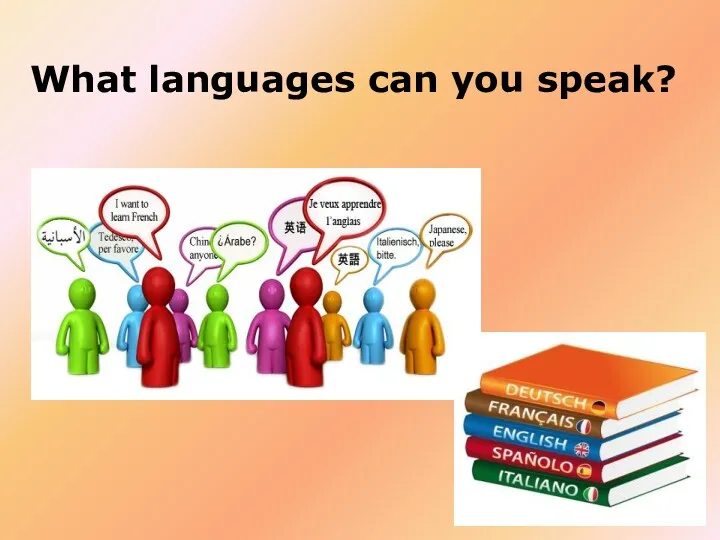 What languages can you speak?