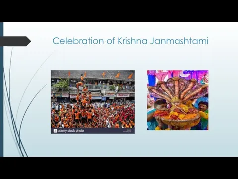 Celebration of Krishna Janmashtami