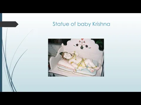 Statue of baby Krishna