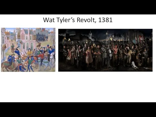 Wat Tyler’s Revolt, 1381