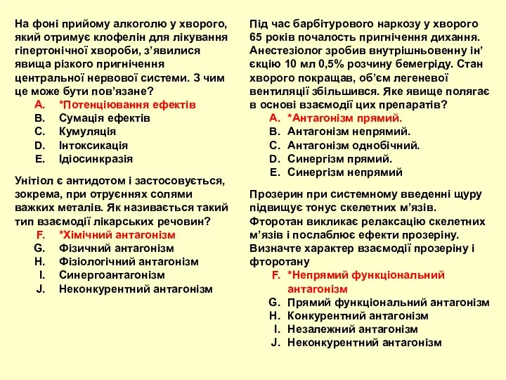 На фоні прийому алкоголю у хворого, який отримує клофелін для