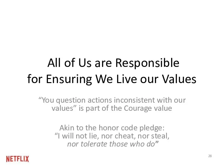 All of Us are Responsible for Ensuring We Live our