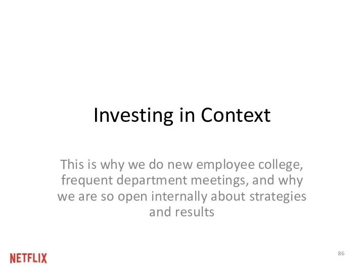 Investing in Context This is why we do new employee