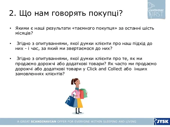 Якими є наші результати «таємного покупця» за останні шість місяців?