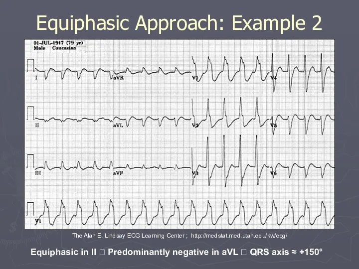 Equiphasic Approach: Example 2 Equiphasic in II ? Predominantly negative