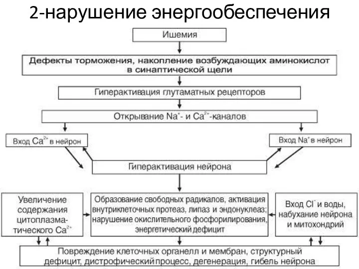 2-нарушение энергообеспечения