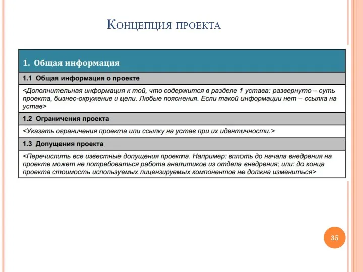 Концепция проекта