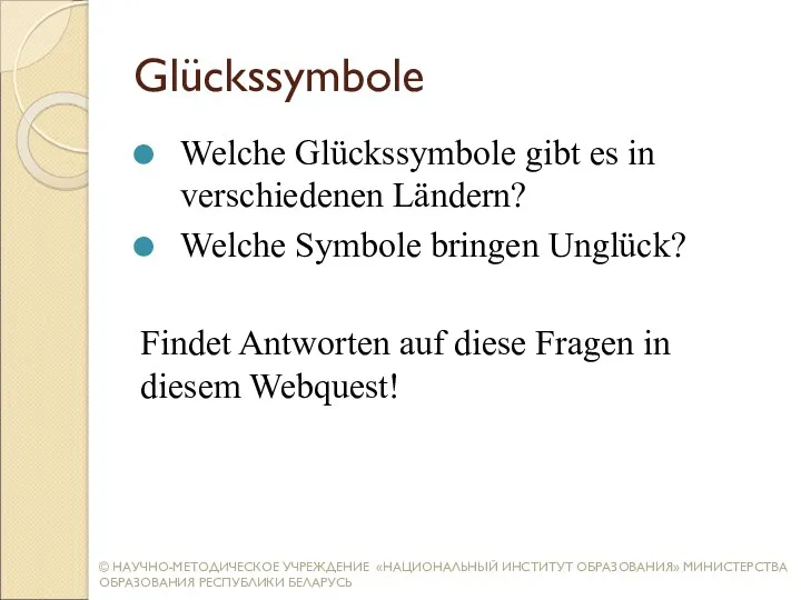 Glückssymbole Welche Glückssymbole gibt es in verschiedenen Ländern? Welche Symbole