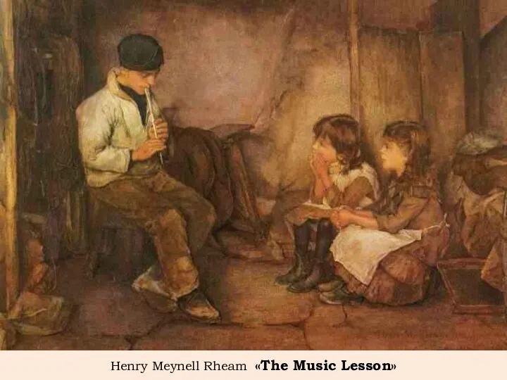 Henry Meynell Rheam «The Music Lesson»