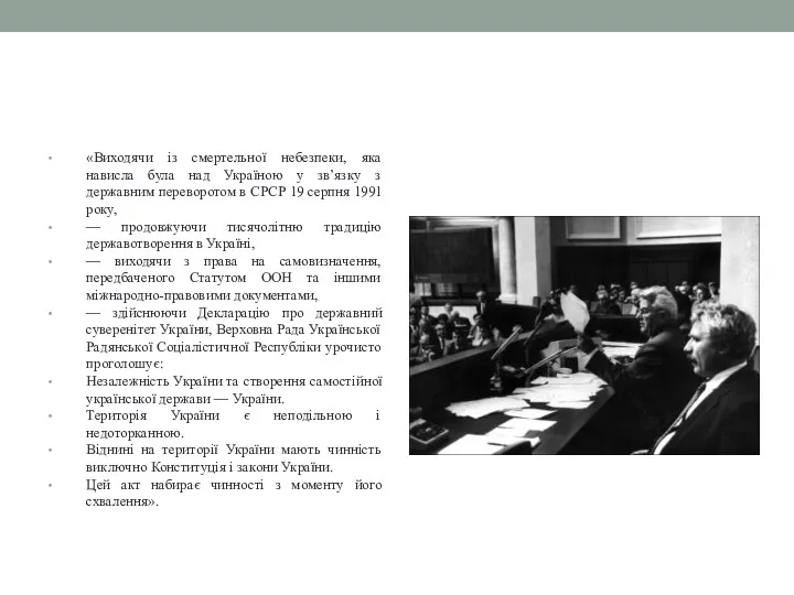 «Виходячи із смертельної небезпеки, яка нависла була над Україною у зв’язку з державним