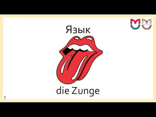 Язык die Zunge 7