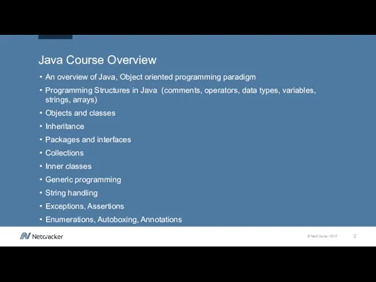 An overview of Java, Object oriented programming paradigm Programming Structures