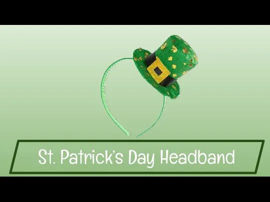 St. Patrick’s Day Headband