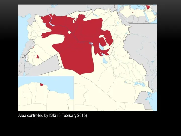 Area controlled by ISIS (3 February 2015)