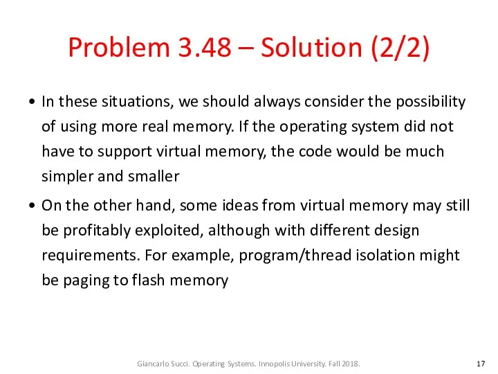Problem 3.48 – Solution (2/2) In these situations, we should