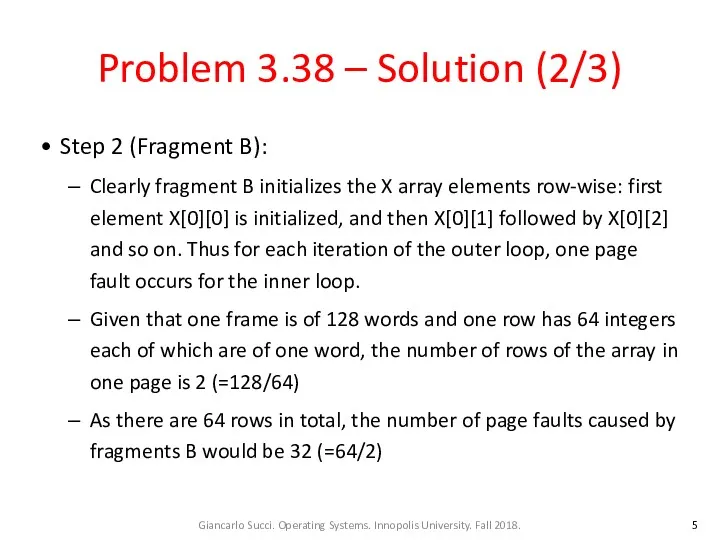 Problem 3.38 – Solution (2/3) Step 2 (Fragment B): Clearly