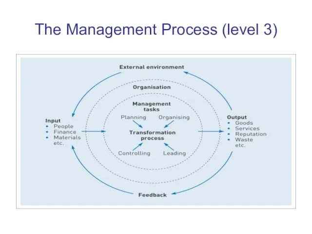 The Management Process (level 3)