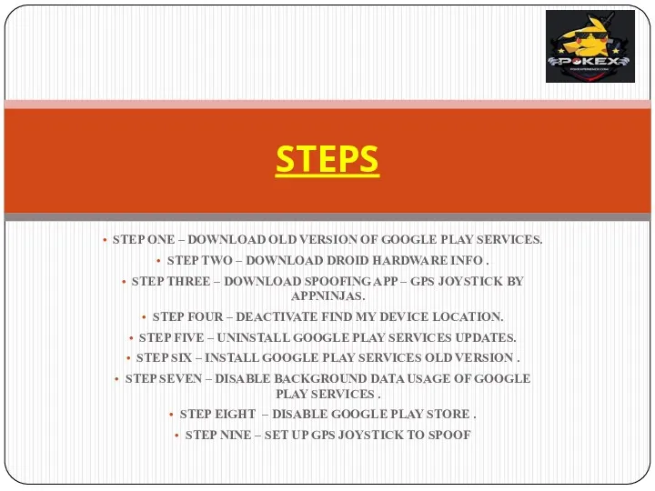 STEP ONE – DOWNLOAD OLD VERSION OF GOOGLE PLAY SERVICES.