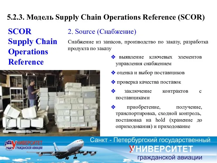 SCOR Supply Chain Operations Reference 2. Source (Снабжение) Снабжение из