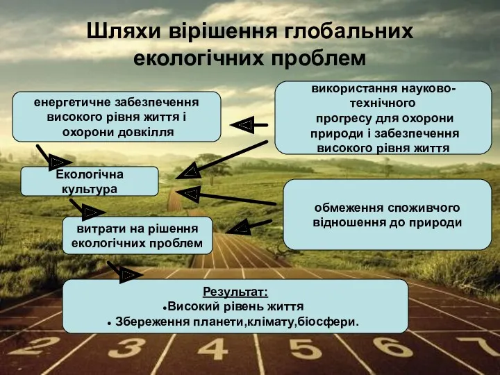 Шляхи вірішення глобальних екологічних проблем обмеження споживчого відношення до природи