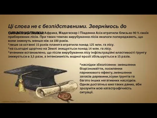 Ці слова не є безпідставними. Звернімось до статистики: *вже сьогодні