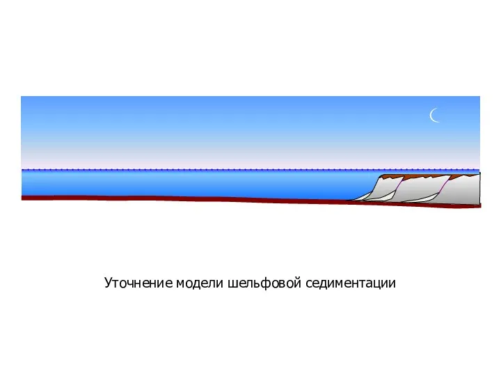 Уточнение модели шельфовой седиментации